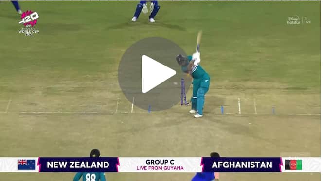 [Watch] Fazalhaq Farooqi Sends Finn Allen’s Leg-Stump Cartwheeling During AFG Vs NZ T20 WC Clash
